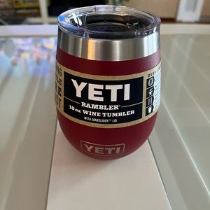 Yeti Rambler 10oz. Wine Tumbler with mag slider lid